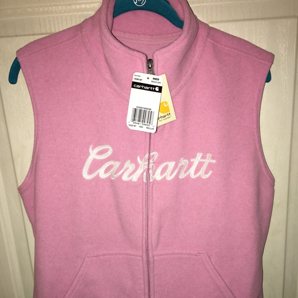 💗BRAND NEW women’s fleece carhartt vest💗